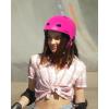 imageOutdoorMaster Skateboard Cycling Helmet  Two Removable Liners Ventilation MultiSport Scooter Roller Skate Inline Skating Rollerblading for Kids Youth ampamp AdultsPink