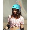 imageOutdoorMaster Skateboard Cycling Helmet  Two Removable Liners Ventilation MultiSport Scooter Roller Skate Inline Skating Rollerblading for Kids Youth ampamp AdultsFuschia Teal