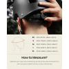 imageOutdoorMaster Skateboard Cycling Helmet  Two Removable Liners Ventilation MultiSport Scooter Roller Skate Inline Skating Rollerblading for Kids Youth ampamp AdultsBlack