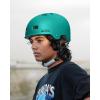 imageOutdoorMaster Skateboard Cycling Helmet  Two Removable Liners Ventilation MultiSport Scooter Roller Skate Inline Skating Rollerblading for Kids Youth ampamp AdultsSea Green