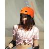 imageOutdoorMaster Skateboard Cycling Helmet  Two Removable Liners Ventilation MultiSport Scooter Roller Skate Inline Skating Rollerblading for Kids Youth ampamp AdultsOrange
