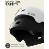 imageOutdoorMaster Skateboard Cycling Helmet  Two Removable Liners Ventilation MultiSport Scooter Roller Skate Inline Skating Rollerblading for Kids Youth ampamp AdultsWhite