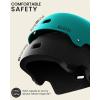 imageOutdoorMaster Skateboard Cycling Helmet  Two Removable Liners Ventilation MultiSport Scooter Roller Skate Inline Skating Rollerblading for Kids Youth ampamp AdultsSea Green