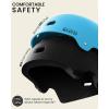 imageOutdoorMaster Skateboard Cycling Helmet  Two Removable Liners Ventilation MultiSport Scooter Roller Skate Inline Skating Rollerblading for Kids Youth ampamp AdultsBlue