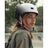imageOutdoorMaster Skateboard Cycling Helmet  Two Removable Liners Ventilation MultiSport Scooter Roller Skate Inline Skating Rollerblading for Kids Youth ampamp AdultsWhite Black Gradient