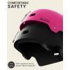 imageOutdoorMaster Skateboard Cycling Helmet  Two Removable Liners Ventilation MultiSport Scooter Roller Skate Inline Skating Rollerblading for Kids Youth ampamp AdultsPink