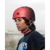 imageOutdoorMaster Skateboard Cycling Helmet  Two Removable Liners Ventilation MultiSport Scooter Roller Skate Inline Skating Rollerblading for Kids Youth ampamp AdultsBlack Red Gradient