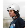 imageOutdoorMaster Skateboard Cycling Helmet  Two Removable Liners Ventilation MultiSport Scooter Roller Skate Inline Skating Rollerblading for Kids Youth ampamp AdultsWhite