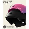 imageOutdoorMaster Skateboard Cycling Helmet  Two Removable Liners Ventilation MultiSport Scooter Roller Skate Inline Skating Rollerblading for Kids Youth ampamp AdultsSorbet