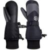 imageOutdoorMaster Kids Ski Gloves Kids Ski Mittens Long Cuff Waterproof Winter Gloves Snow Gloves For Girls and Boys
