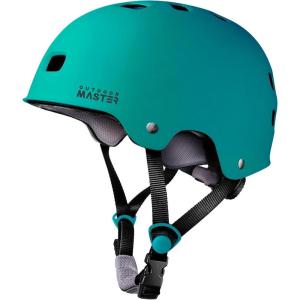 imageOutdoorMaster Skateboard Cycling Helmet  Two Removable Liners Ventilation MultiSport Scooter Roller Skate Inline Skating Rollerblading for Kids Youth ampamp AdultsSea Green