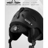 imageOutdoorMaster Kelvin Ski Helmet  Snowboard Helmet for Men Women ampamp YouthBlack