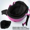 imageOutdoorMaster Kelvin Ski Helmet  Snowboard Helmet for Men Women ampamp YouthGradient Purple Blue