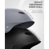 imageOutdoorMaster Kelvin Ski Helmet  Snowboard Helmet for Men Women ampamp YouthGray