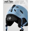 imageOutdoorMaster Kelvin Ski Helmet  Snowboard Helmet for Men Women ampamp YouthGray Blue