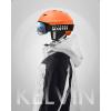 imageOutdoorMaster Kelvin Ski Helmet  Snowboard Helmet for Men Women ampamp YouthMatte Orange
