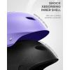 imageOutdoorMaster Kelvin Ski Helmet  Snowboard Helmet for Men Women ampamp YouthMatte Purple