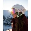 imageOutdoorMaster Kelvin Ski Helmet  Snowboard Helmet for Men Women ampamp YouthWhiteTeal