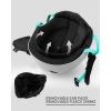 imageOutdoorMaster Kelvin Ski Helmet  Snowboard Helmet for Men Women ampamp YouthWhiteTeal