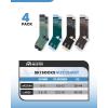 imageOutdoorMaster Unisex Ski SocksSkiing and Snowboarding Socks for Men ampamp Women with Over the Calf DesignNonSlip CuffAblackgraybluegreen