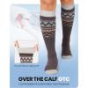 imageOutdoorMaster Unisex Ski SocksSkiing and Snowboarding Socks for Men ampamp Women with Over the Calf DesignNonSlip CuffAgray