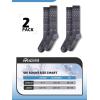 imageOutdoorMaster Unisex Ski SocksSkiing and Snowboarding Socks for Men ampamp Women with Over the Calf DesignNonSlip CuffGray