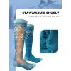 imageOutdoorMaster Unisex Ski SocksSkiing and Snowboarding Socks for Men ampamp Women with Over the Calf DesignNonSlip CuffGreen
