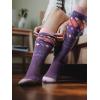 imageOutdoorMaster Unisex Ski SocksSkiing and Snowboarding Socks for Men ampamp Women with Over the Calf DesignNonSlip CuffPurple