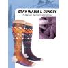 imageOutdoorMaster Unisex Ski SocksSkiing and Snowboarding Socks for Men ampamp Women with Over the Calf DesignNonSlip CuffPurple
