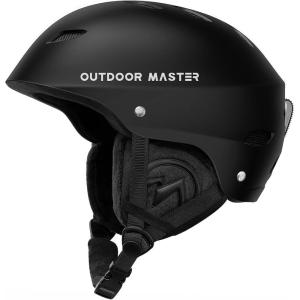 imageOutdoorMaster Kelvin Ski Helmet  Snowboard Helmet for Men Women ampamp YouthBlack