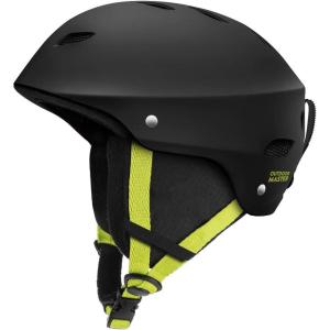 imageOutdoorMaster Kelvin Ski Helmet  Snowboard Helmet for Men Women ampamp YouthBlackLemon