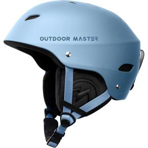 imageOutdoorMaster Kelvin Ski Helmet  Snowboard Helmet for Men Women ampamp YouthGray Blue