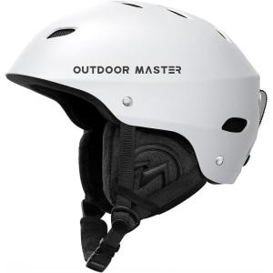 imageOutdoorMaster Kelvin Ski Helmet  Snowboard Helmet for Men Women ampamp YouthWhite