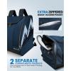 imageOutdoorMaster Boot Bag  50L Ski Boots and Snowboard Boots Bag Excellent for Travel with Waterproof Exterior ampamp Bottom  for Men Women and YouthDark Blue