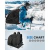 imageOutdoorMaster Boot Bag  50L Ski Boots and Snowboard Boots Bag Excellent for Travel with Waterproof Exterior ampamp Bottom  for Men Women and YouthDark Black