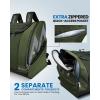 imageOutdoorMaster Boot Bag  50L Ski Boots and Snowboard Boots Bag Excellent for Travel with Waterproof Exterior ampamp Bottom  for Men Women and YouthPolar Bear  Green