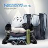 imageOutdoorMaster Boot Bag  50L Ski Boots and Snowboard Boots Bag Excellent for Travel with Waterproof Exterior ampamp Bottom  for Men Women and YouthPolar Bear  Black