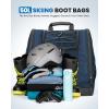 imageOutdoorMaster Boot Bag  50L Ski Boots and Snowboard Boots Bag Excellent for Travel with Waterproof Exterior ampamp Bottom  for Men Women and YouthPolar Bear  Blue