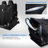 imageOutdoorMaster Boot Bag  50L Ski Boots and Snowboard Boots Bag Excellent for Travel with Waterproof Exterior ampamp Bottom  for Men Women and YouthPolar Bear  Black