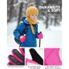 imageOutdoorMaster Kids Ski Snow Gloves 3M Thinsulate Winter Windproof Waterproof Thermal Gloves for Boys ampamp Girls Fits Youth Winter Sports Skiing SnowboardPink