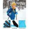 imageOutdoorMaster Kids Ski Snow Gloves 3M Thinsulate Winter Windproof Waterproof Thermal Gloves for Boys ampamp Girls Fits Youth Winter Sports Skiing SnowboardBlue