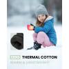 imageOutdoorMaster Kids Ski Snow Gloves 3M Thinsulate Winter Windproof Waterproof Thermal Gloves for Boys ampamp Girls Fits Youth Winter Sports Skiing SnowboardPink