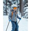imageOutdoorMaster Kids Ski Snow Gloves 3M Thinsulate Winter Windproof Waterproof Thermal Gloves for Boys ampamp Girls Fits Youth Winter Sports Skiing SnowboardBlue