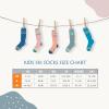 imageOutdoorMaster Kids Ski Socks Over the Calf Design Warm Thermal Snowboard Skating Socks for Boys ampamp GirlsBlue Sky