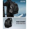 imageOutdoorMaster Ski Boot Bag 50L Waterproof Snowboard Bag for Air Travel Travel Boot Backpack for Ski Helmet Goggles Gloves Skis Snowboard ampamp Accessories for Men Women and Youth  BlackBlack
