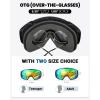 imageOutdoorMaster Ski Goggles with Cover Snowboard Snow Goggles OTG AntiFogAdult A01 Vlt 94