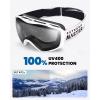 imageOutdoorMaster Ski Goggles with Cover Snowboard Snow Goggles OTG AntiFogAdult Vlt 471
