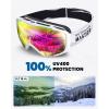 imageOutdoorMaster Ski Goggles with Cover Snowboard Snow Goggles OTG AntiFogYouth A07 Vlt 184