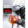 imageOutdoorMaster Ski Mittens for Women ampamp Men Waterproof ampamp Windproof Ski Gloves Winter Warm Snowboarding GlovesBlack