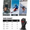 imageOutdoorMaster Ski Snow Gloves for Women ampamp Men 3M Thinsulate Waterproof Snowboard Gloves Winter Warm Windproof Snowmobile Gloves with DoublePocketBlackRose